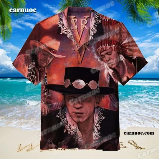 Discover Stevie Ray Vaughan Classic Hawaiian Shirt Tropical Hawaiian Shirt Summer Beach