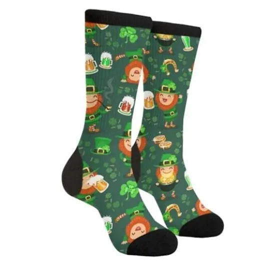 Discover Men's Novelty Funny Socks Crazy Socks Fashion Casual One Size St Patricks Days