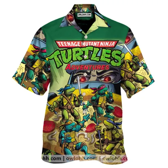 Teenage Mutant Ninja Turtles Adventures Unisex Hawaiian Shirt