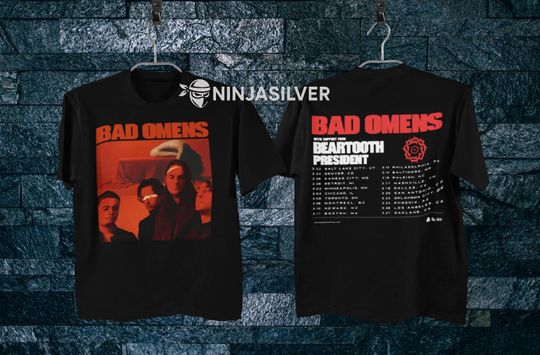 Discover Bad Omens T-Shirt - Love 2026 Tour - Metal Music Shirt