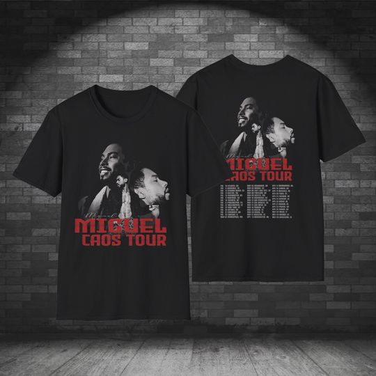 Discover Unisex T-Shirt | Sweatshirt | Miguel Chaos Tour 2026 | R&B Soul Concert Tee | Inspired Fan Design