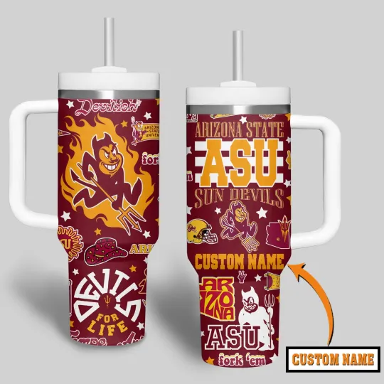 Discover Arizonna College Football Tumbler with Handle 40oz