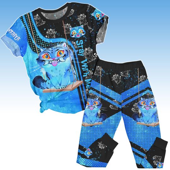 Discover Tiger Pajamas Set, Christmas Gift For Her, Demon Tiger Fan Gift, Holiday Gift for Kid Adult, Xmas Tiger Matching Pajamas