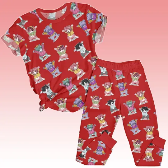 Discover Boys Cat Hunter Pajamas Set, Kpop Pajamas Set, Christmas Pajamas, Cosplay Lougewear, Gift for Kpop Fans