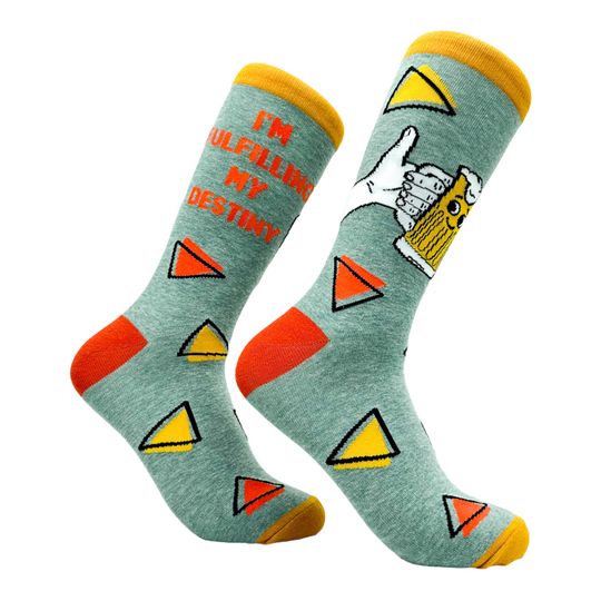 Discover Fulfilling My Destiny Beer Socks, Funny St Patrick's Day Drinking Socks