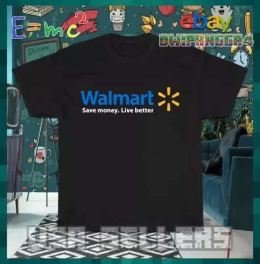 New Shirt New WALMART GROCERY Store Logo T-Shirt American Logo T-Shirt