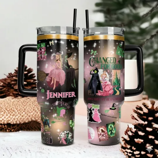Discover Custom Fantasy Witch Style Tumbler With Handle 20oz 30oz 40oz