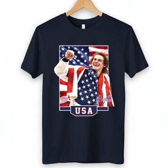 Discover Jack Hughes USA Hockey Shirt