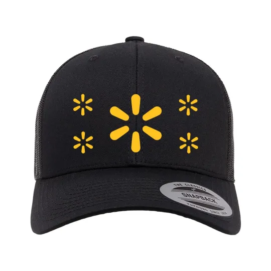 Walmart Old Logo Trucker Retro Hat Cap