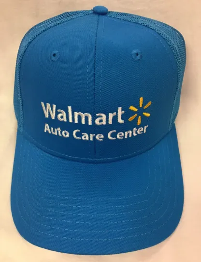 Walmart Light Blue Auto Care Embroidered