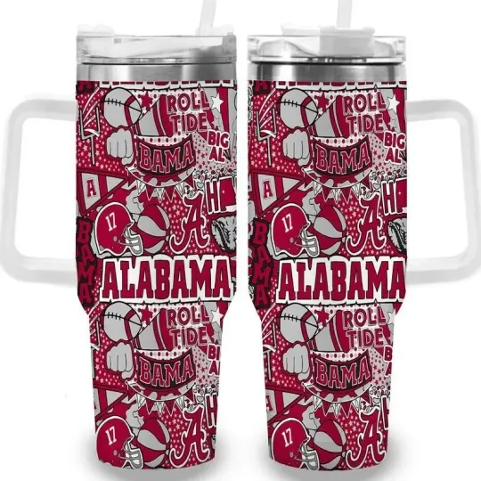 Discover Albm University 40oz Tumbler Cup Est. 1892 Travel Mug