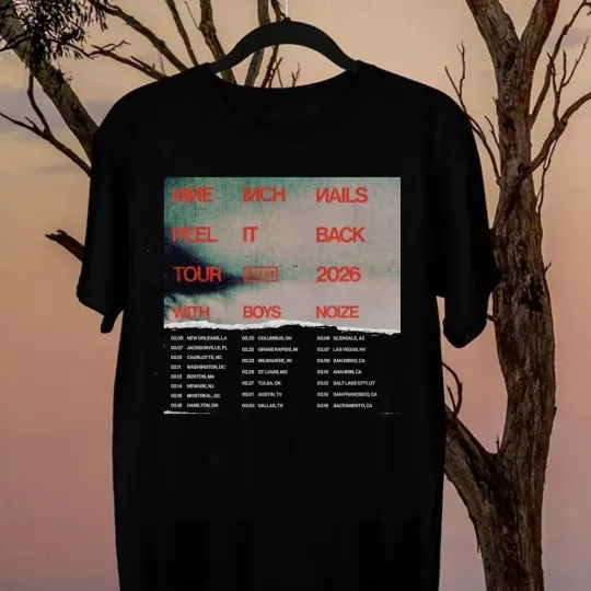 Discover Nine Inch Nails Announce 2026 Peel It Back Tour Dates T-Shirt
