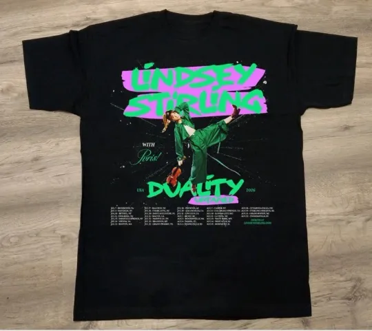 Discover Hot Lindsey Stirling Tour 2026 T-Shirt Full