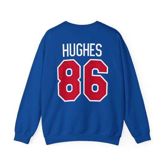 USA HOCKEY Jack Hughes #86 Crewneck Unisex Sweatshirt