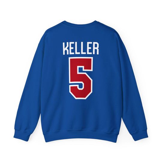 USA HOCKEY Megan Keller #5 Gold Medal Crewneck Unisex Sweatshirt