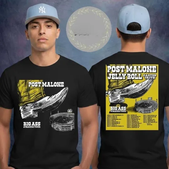 Discover Post M@lone The Big Ass Stadium Tour Part 2 Schedule Tour Unisex T-Shirt