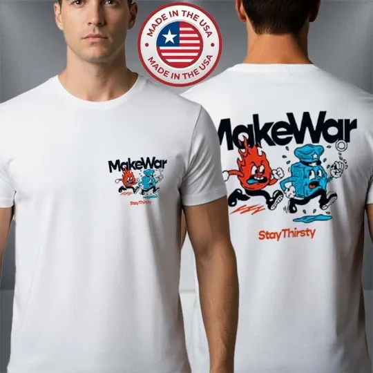 Discover MakeWar x Supid Rad Minneapolis Stay Thirsty Stay Vigilant Stay Together T-Shirt