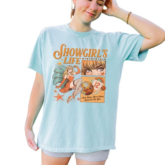 Discover Showgirl's Life T-shirt - Vintage Showgirl, The Life Of A Showgirl , 2025 New Album Clothes, Counrty Music Season