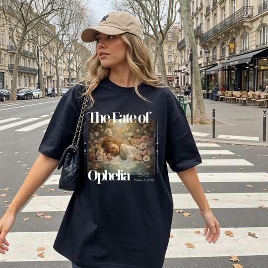 Discover Artistic Unisex Tee: The Fate of Ophelia, Unique Gift for Art Lovers, Casual Wear, Feminine Vibe