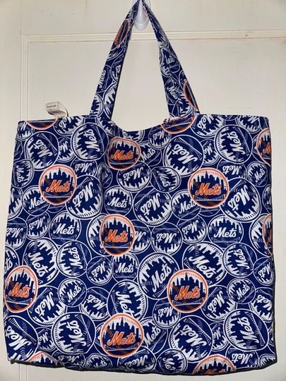 Discover Baseball Is Here in a Reversible, Washable, Sturdy Mets Tote Bag