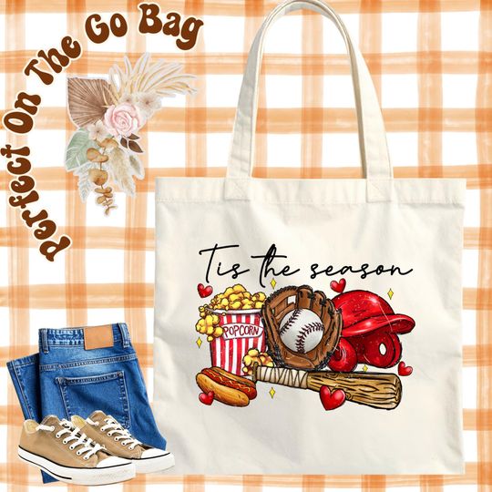 Discover Tote Bag Baseball Season