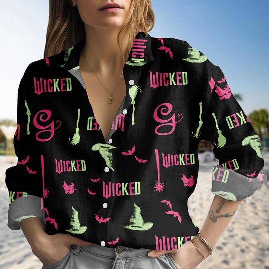 Wicked Defying Gravity Blouse Shirt, Changed for Good Women Shirt, Broadway Theater Gift For Her