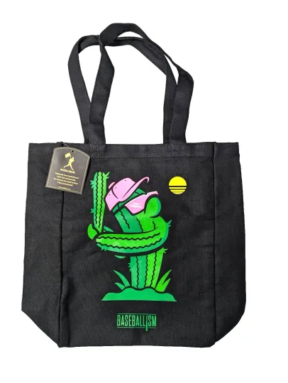 Discover Baseballism Canvas Tote Bag Cactus League Baseball Softball NEW