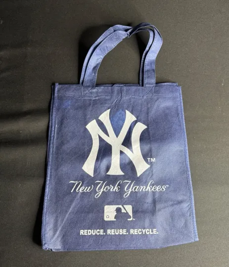 Discover New York Yankees MLB Logo Reusable Tote Bag Officially Licensed