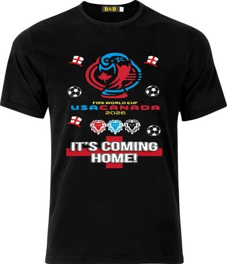 Discover 2026 FIFA WORLD CUP FOOTBALL SURPORTERS  D.T.F FULL COLOUR  T SHIRT
