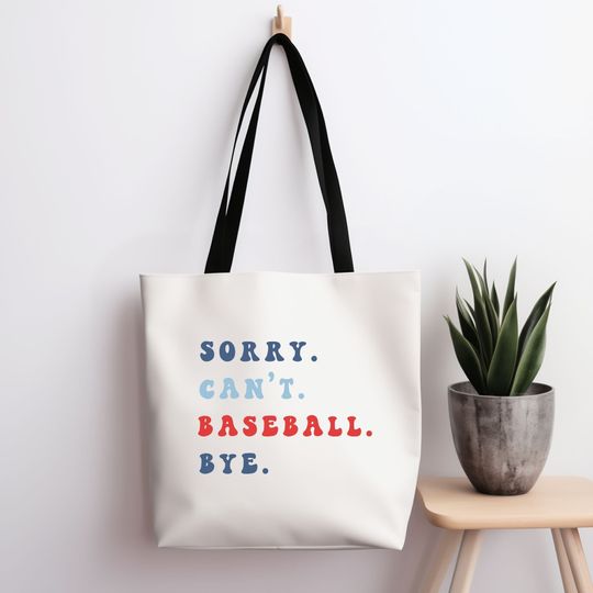 Discover Baseball All Day Tote Bag Baseball Mom Bag Gift for Moms 3 sizes Baseball Mom Gift Baseball mom life bag Mother's Day Gift