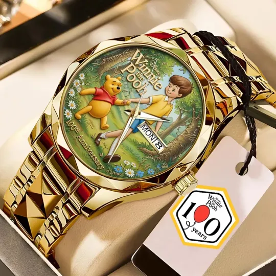 Discover Winnie-the-Pooh 100th Anniversary Alloy Luxury Quartz Watch –  4024