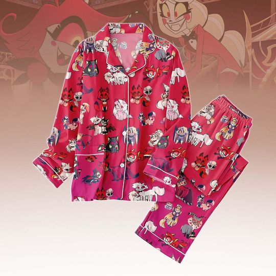 Discover Haz.bin Ho.tel Pajamas, Habin Hotel Pajamas Set, Alastor Dust Women Pajamas, Alastor Habin Fan Gift