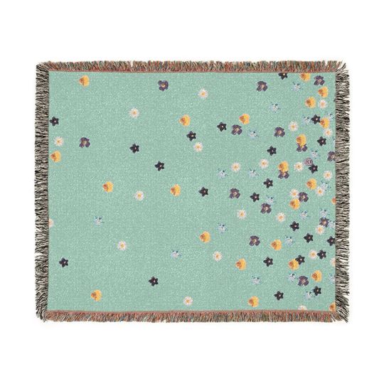 Discover Ophelias Flowers Confetti Woven Blanket