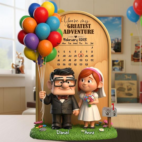 Discover Personalized Newlywed Couple Shaped Acrylic Plaque, Wedding Anniversary Gift, Valentine Day Gift For Couple