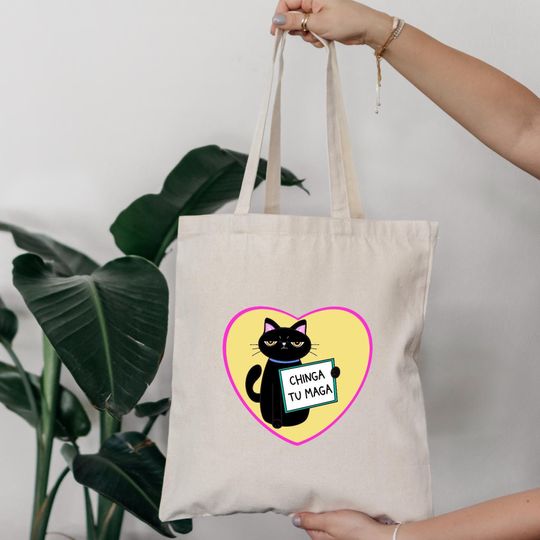 Discover Chinga tu maga tote, market tote, tote, protest, protest tote, human rights, Mexican tote, Chinga tu maga