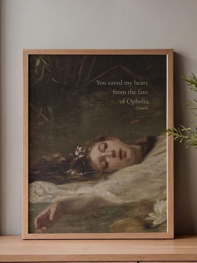 Discover Ophelia Poster - Showgirl Wall Art Inspired by Swift | Premium Matte Vertical Poster