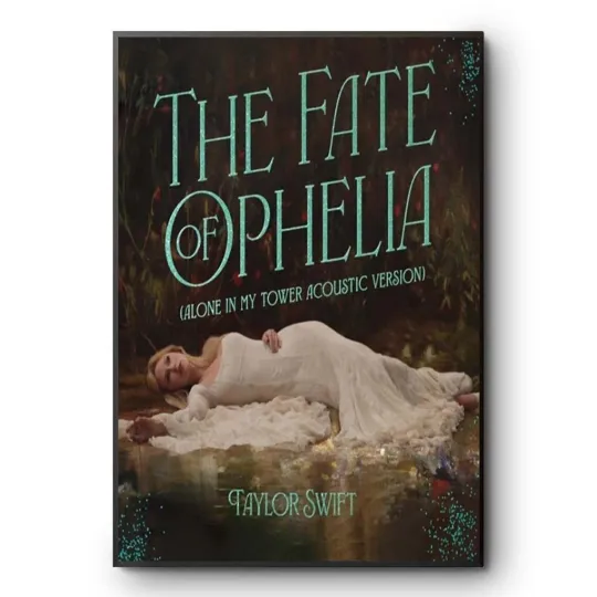 Discover The Fate Of Ophelia Art Print, Alone In My Tower Acoustic Poster, NoFrame