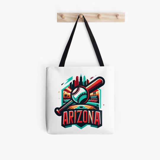 Discover Arizonna Field Hero - Dynamic Baseball Design Tote Bag