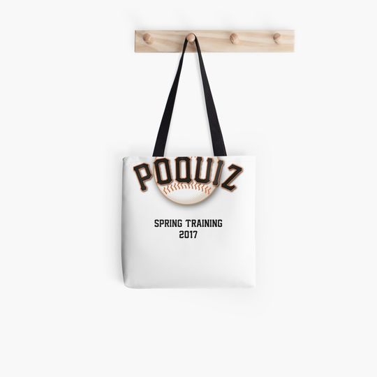 Discover Poquiz Giants Tote Bag