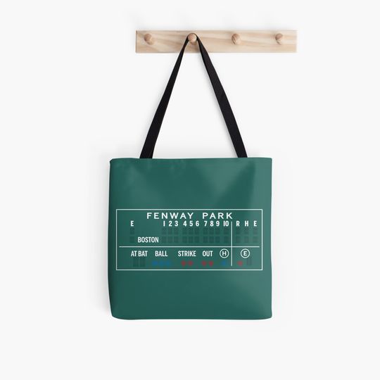 Discover Boston Fenway Sign Tote Bag
