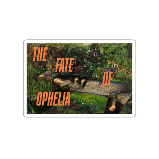Discover The Fate of Ophelia Sticker: Showgirl Art Nouveau Design | Swift Merch