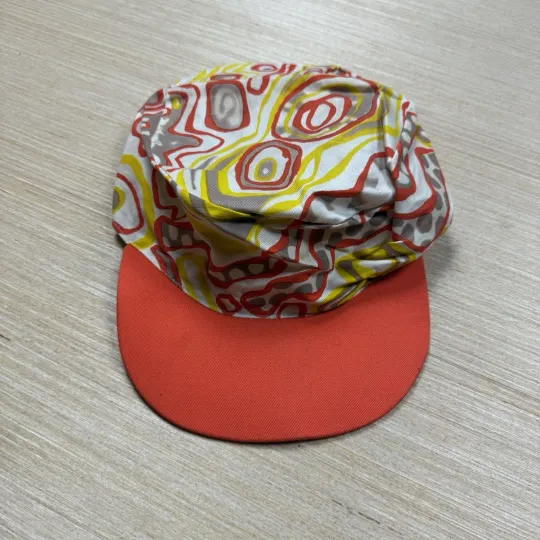 Vintage 90s Kelloggs Cereal Hat aop Painters Cap Double Dip Crunch Fresh Prince