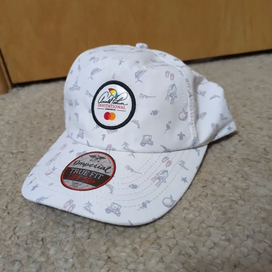 Discover Arnold Palmer Invitational Hat Mens OS White AOP Graphics Imperial True