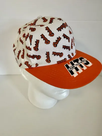 Discover Vintage HTS Home Team Sports Baltimore Orioles Snap Back AOP Baseball Hat (0099)
