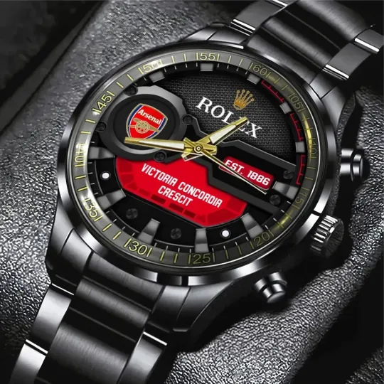 Discover Arsenal X Black Stainless Steel Watch