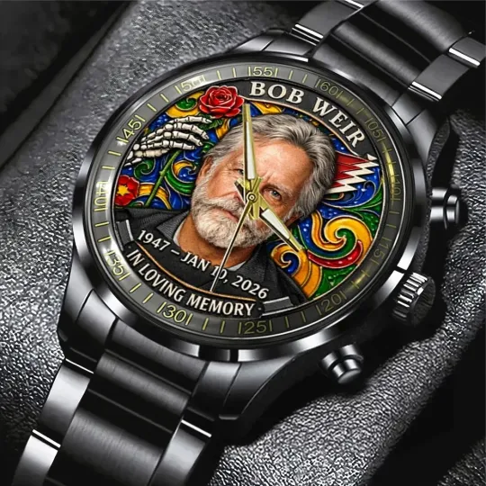 Discover Bob Weir Black Stainless Steel Watch