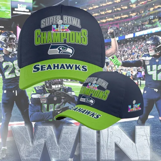 Discover HOT NEW! Print Seahawk S Bowl 2025 AOP Baseball Hat Gift Fan Made