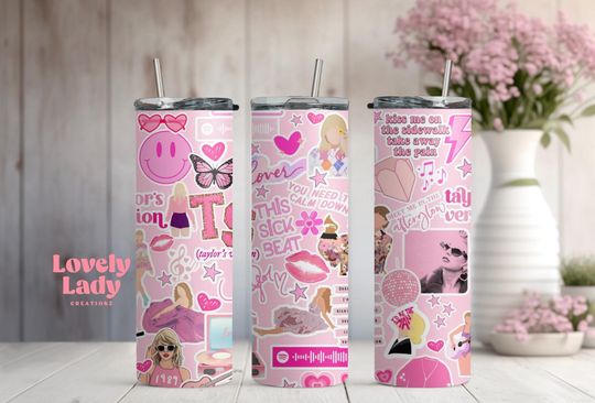 Discover Pink Inspired Tumbler Cup / Girls Tumbler / Girls Gifts / Gifts for Her / Stainless Steel Cup / Iced Coffee Cup