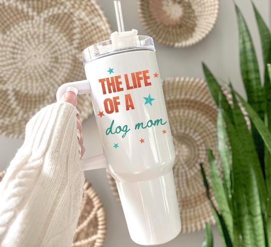 Discover The Life of a Dog Mom Tumbler, The Life of a Custom Tumbler, Gift for Dog Owner, Dog Lover Gift, Travel Mug, Xmas Gift for Dog Mom Gifts