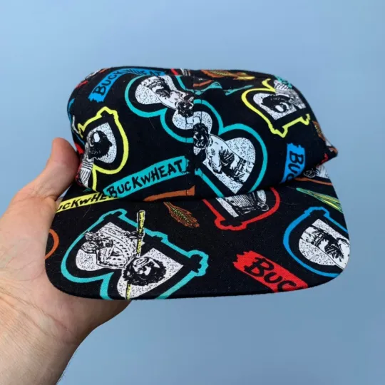 Discover Vintage 90s Buckwheat Little Rascals All Over Print AOP Snapback Cap Hat